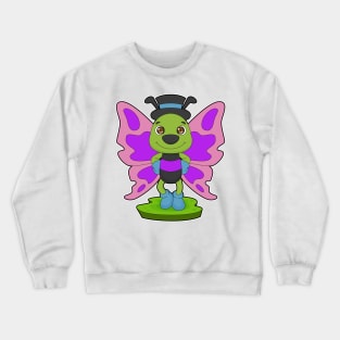 Butterfly Hat Crewneck Sweatshirt